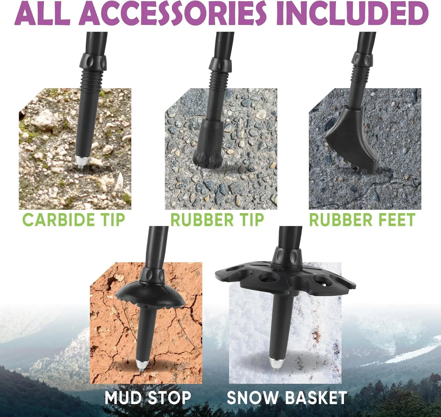 Collapsible Hiking Poles For Seniors And All Hikers Balance Support