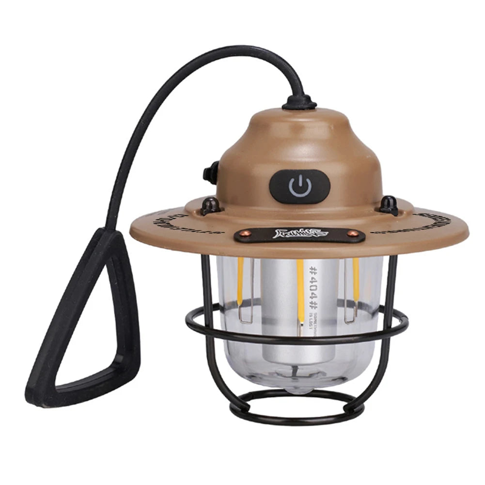 LED Camping Lantern Dimmable Type C Charging Multifunction Light
