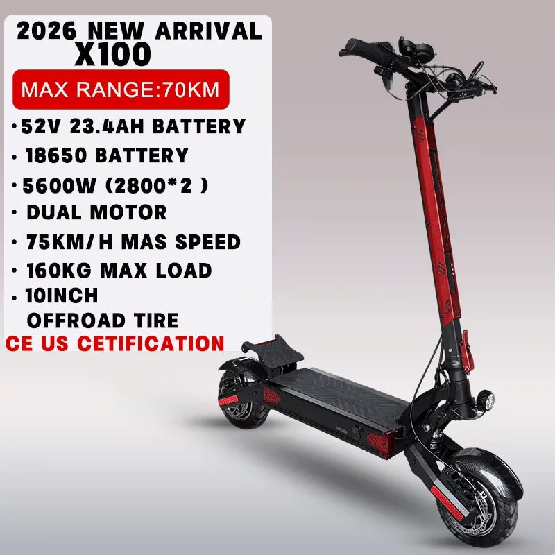 Jueshuai Outdoor Electric Scooter 1000W To 6000W Off Road Foldable