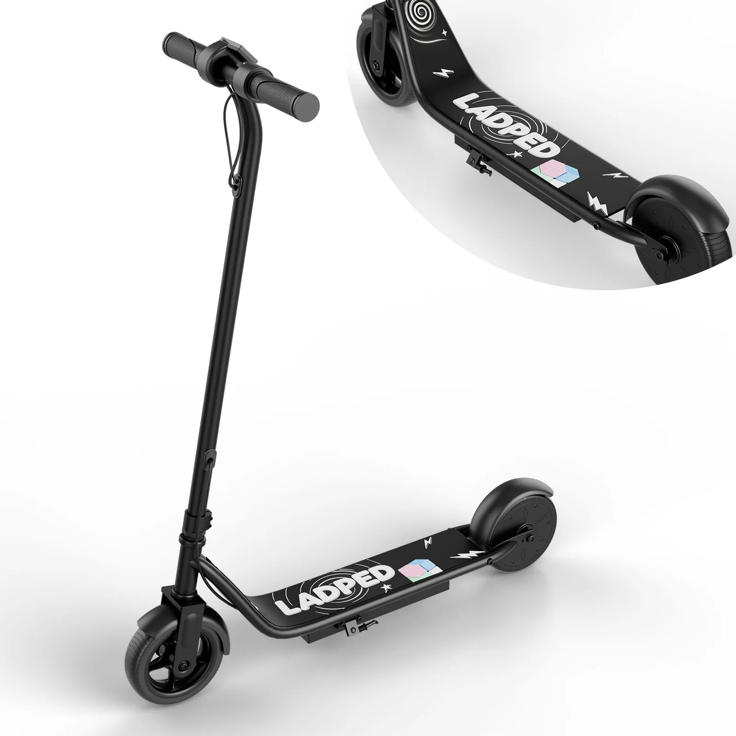 Ladped Kids Electric Scooter 9 MPH 10 Mile Range Folding