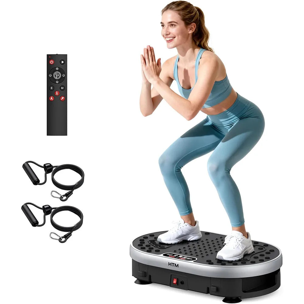 HTMM High Frequency Vibration Plate Fitness Platform With Remote Control