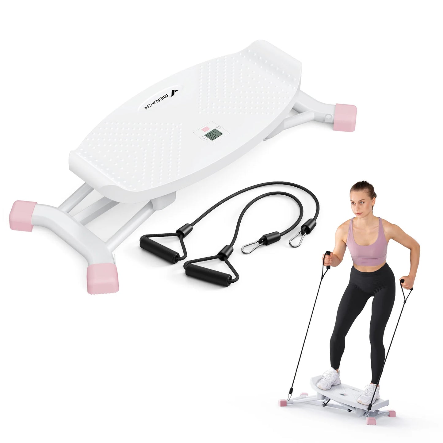 MERACH Ski Machine Simulated Ski Training Leg Exercise Cardio Fitness Equipment