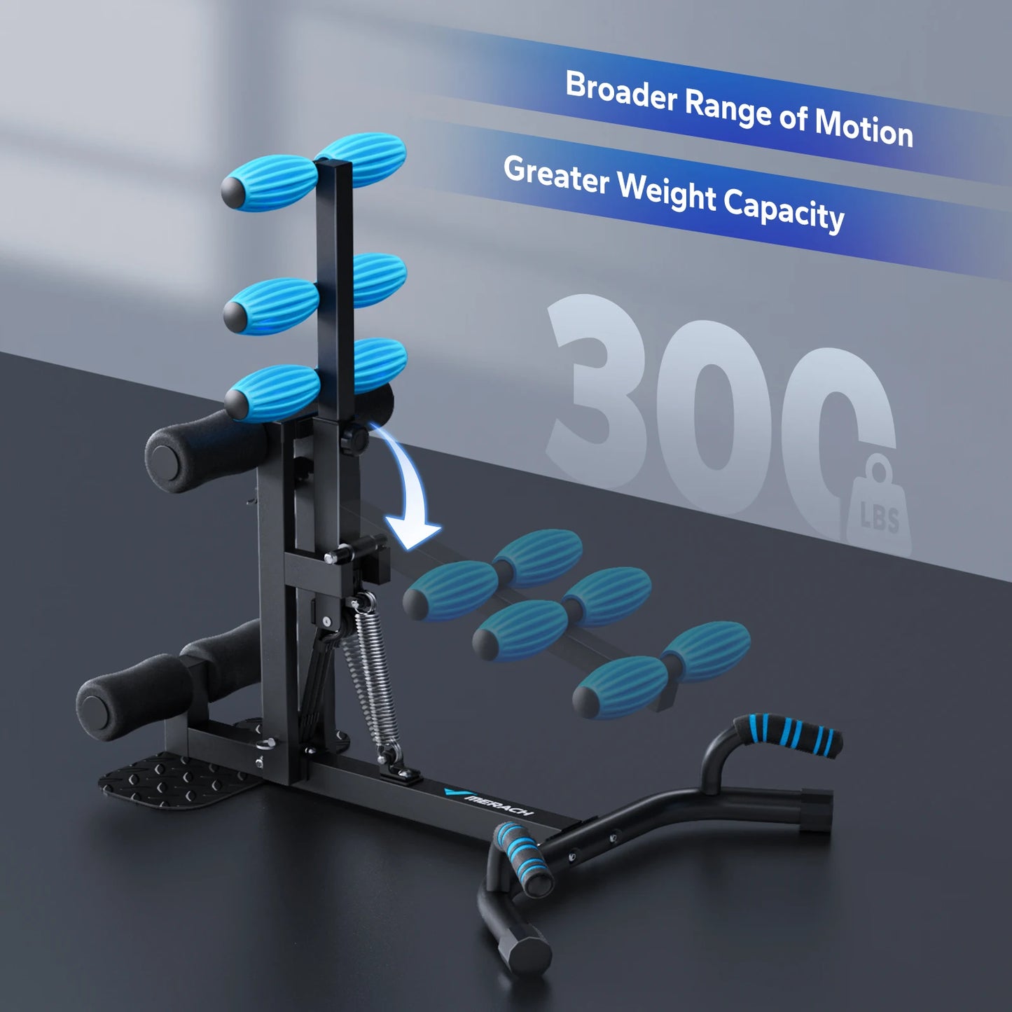MERACH Deep Squat Machine Adjustable Glutes Trainer For Leg Core Workouts