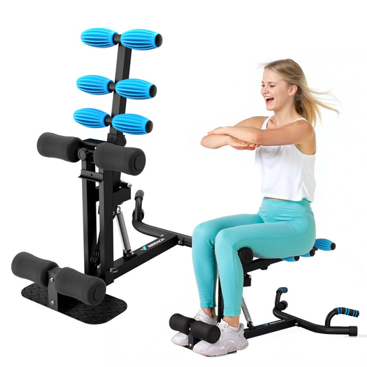 MERACH Deep Squat Machine Adjustable Glutes Trainer For Leg Core Workouts