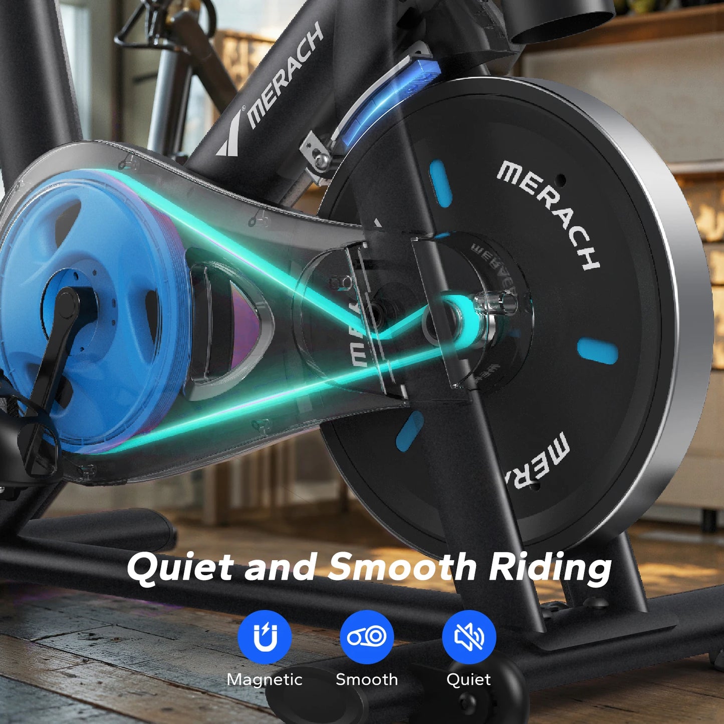 MERACH S26B2 Magnetic Indoor Cycling Bike with Exclusive App