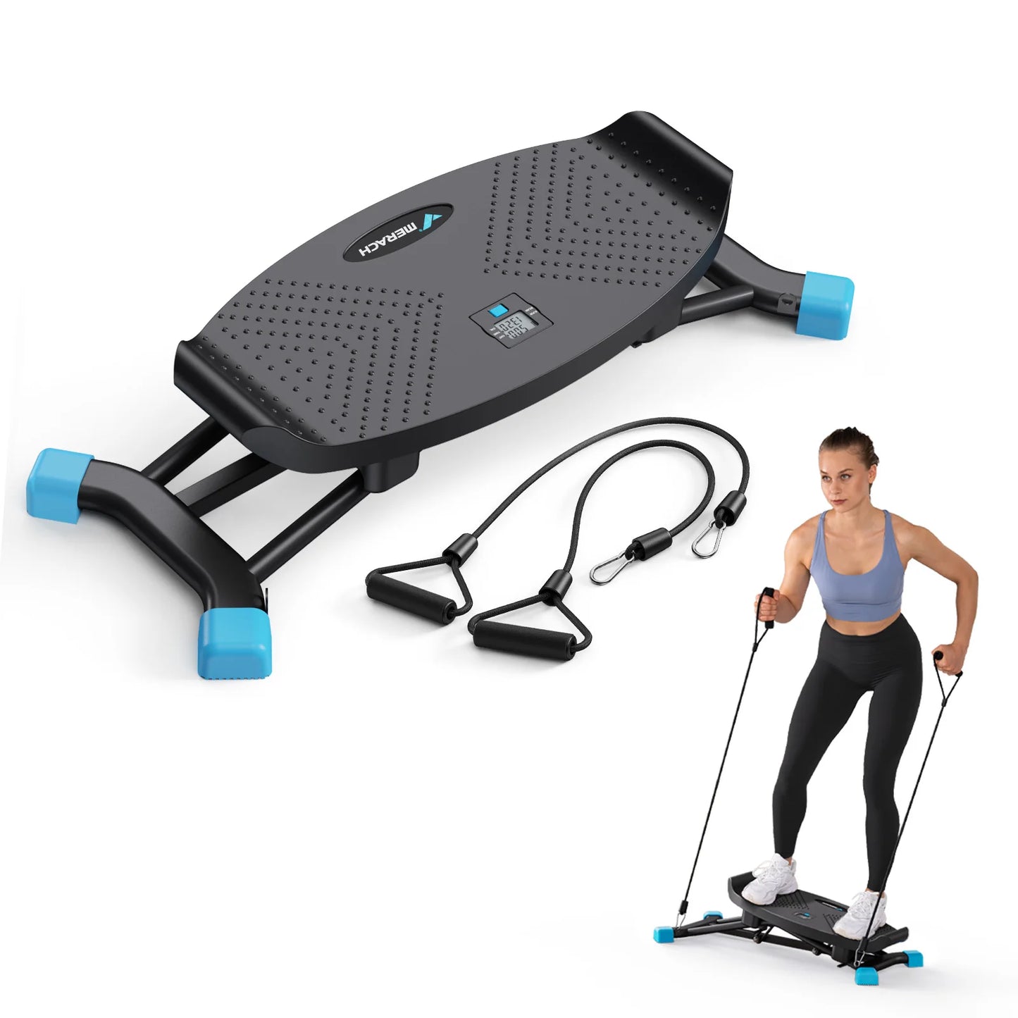 MERACH Ski Machine Simulated Ski Training Leg Exercise Cardio Fitness Equipment