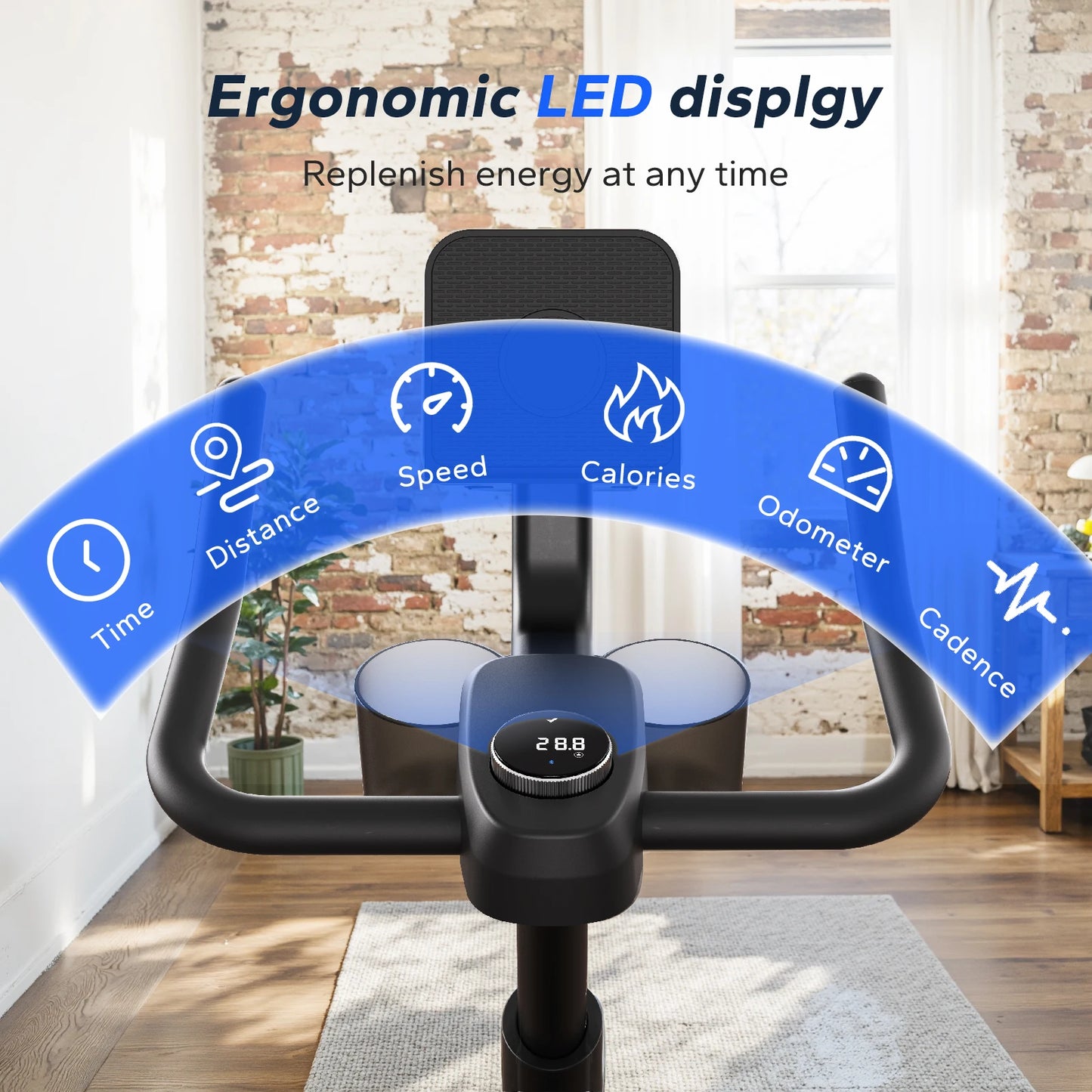 MERACH S26B2 Magnetic Indoor Cycling Bike with Exclusive App