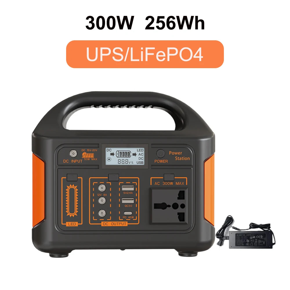 GaiaRay Portable Power Station 460.8Wh Solar Generator 110V AC