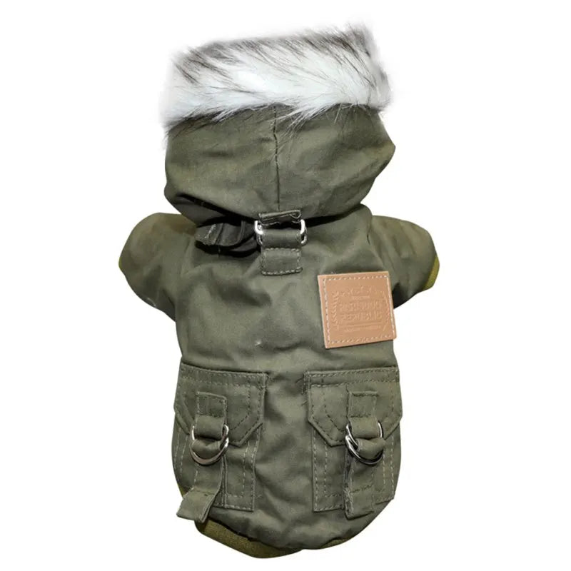 NONECN Winter Dog Coat Jacket Thick Warm Hoodie For Dogs