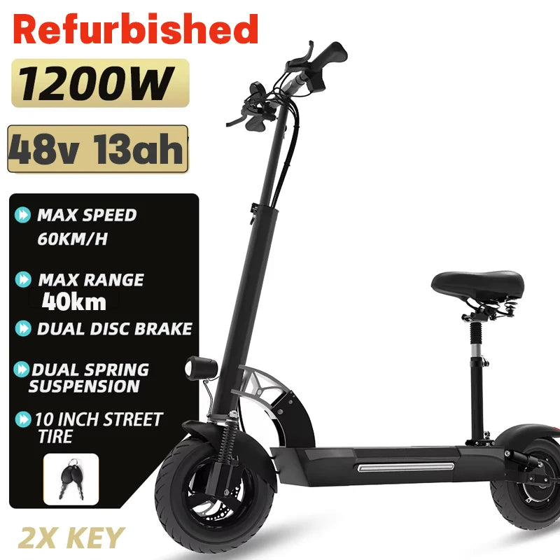 Jueshuai Outdoor Electric Scooter 1000W To 6000W Off Road Foldable