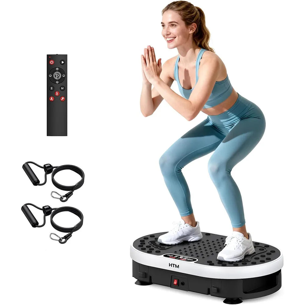 HTMM High Frequency Vibration Plate Fitness Platform With Remote Control