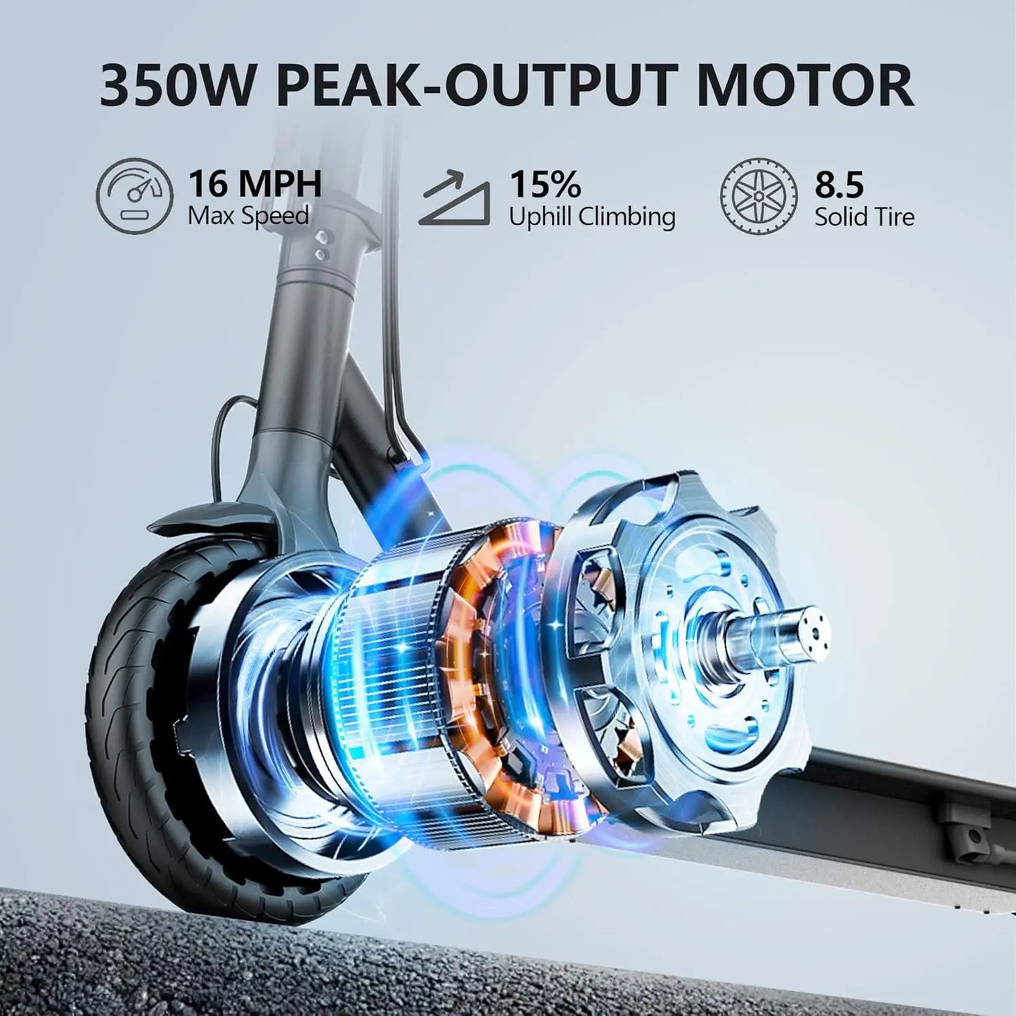 Ladped LP60 Electric Scooter 350W Folding 16mi Urban Commute 19mph