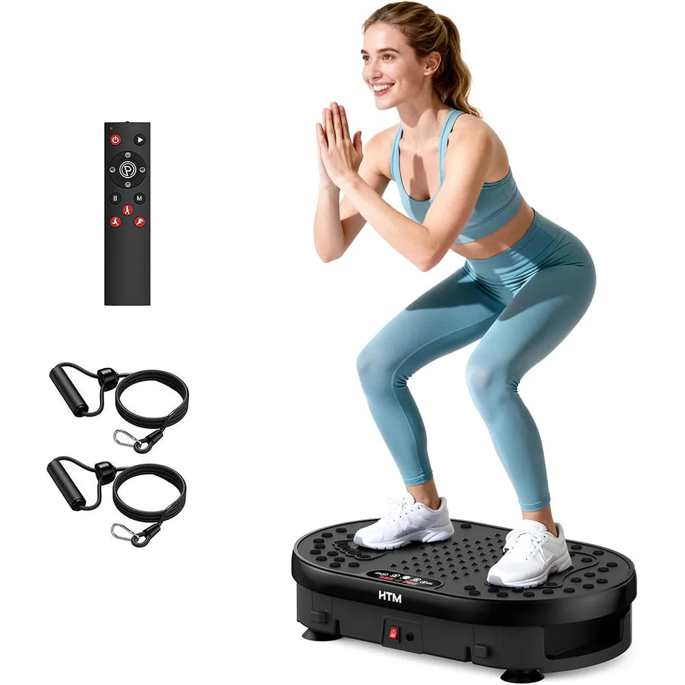 HTMM High Frequency Vibration Plate Fitness Platform With Remote Control