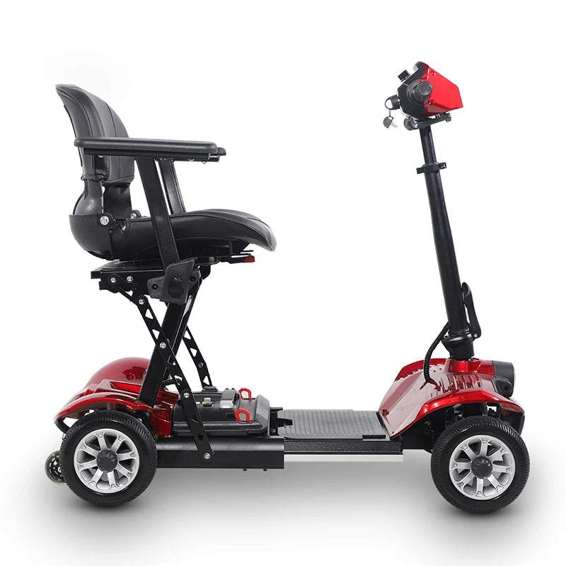 ALWAYBIKE Four Wheel Foldable Lightweight Liion Mobility Scooter For Adults