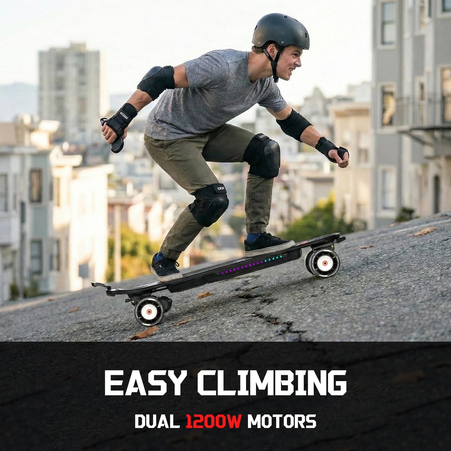 Maxfind Cyber Mini X Belt-Driven Portable Electric Skateboard With Remote