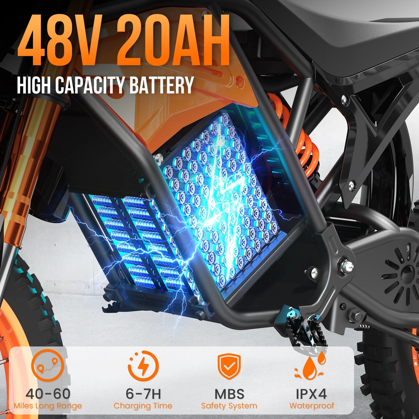 EILLEO SPACEWALK EB007 Electric Dirt Bike For Adults And Teens