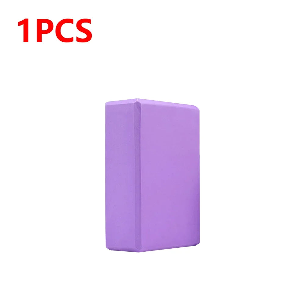 Yoga Blocks Cubes Pilates Bricks Reinforcement Mats Fitness EVA