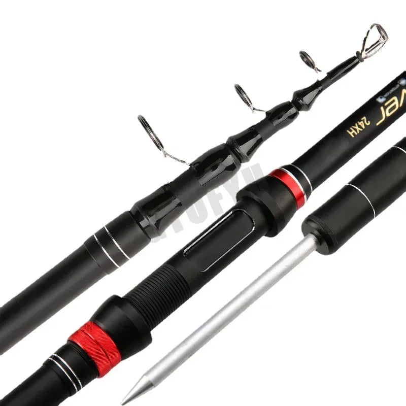 Telescopic Spinning Fishing Rod Ultra-Light Ocean Pole
