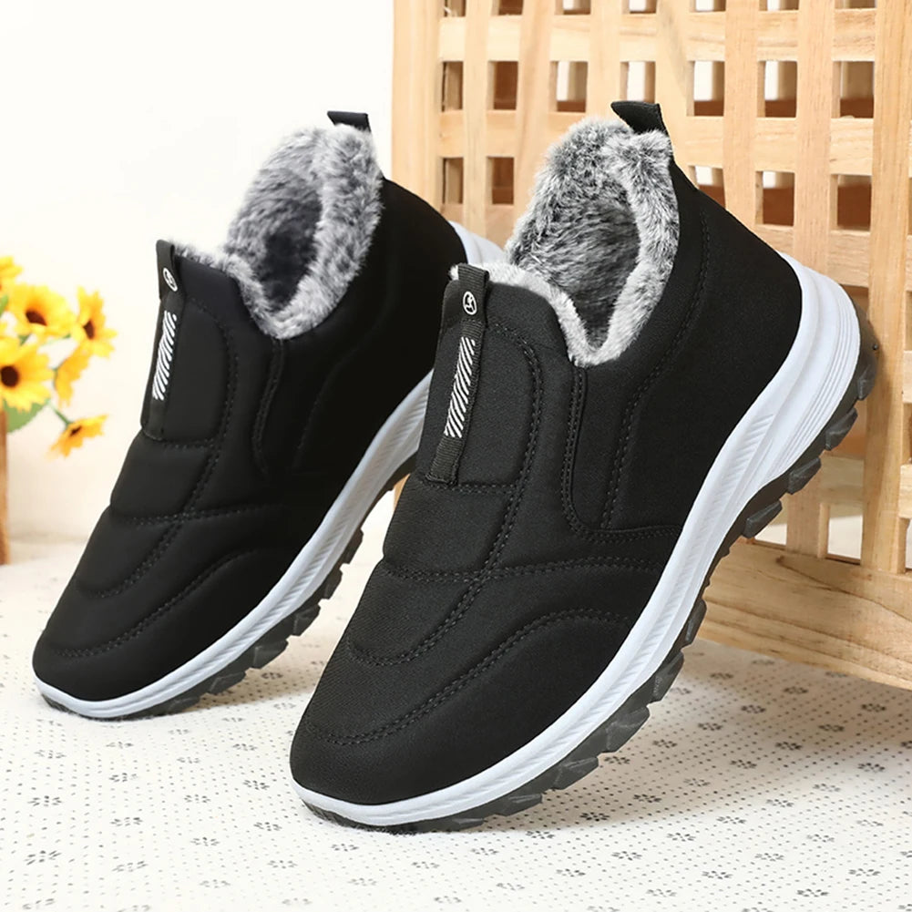 Warm Thermal Ankle Boots For Men Non Slip Sneakers Hiking