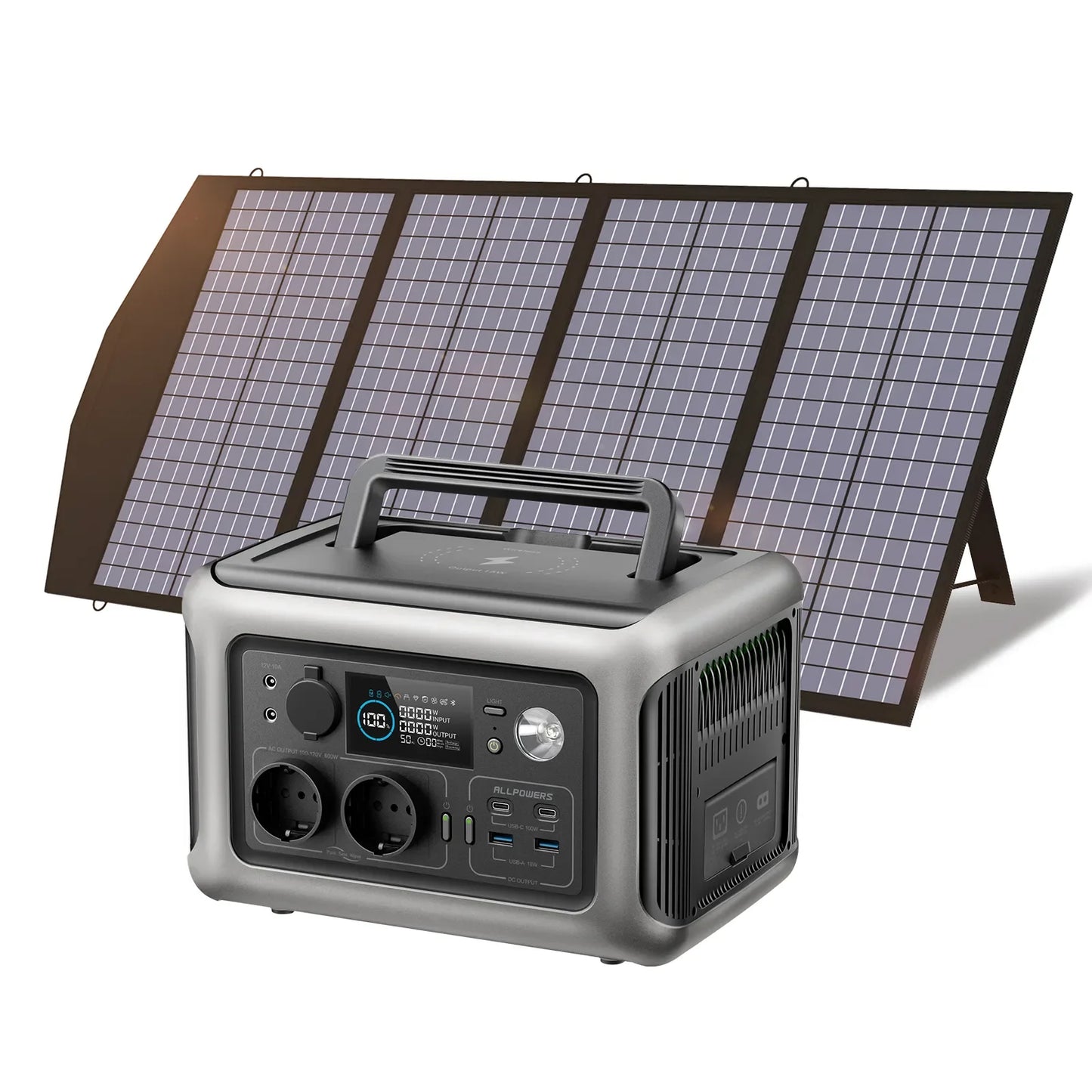 ALLPOWERS Solar Power Station Portable for Camping and RV Use