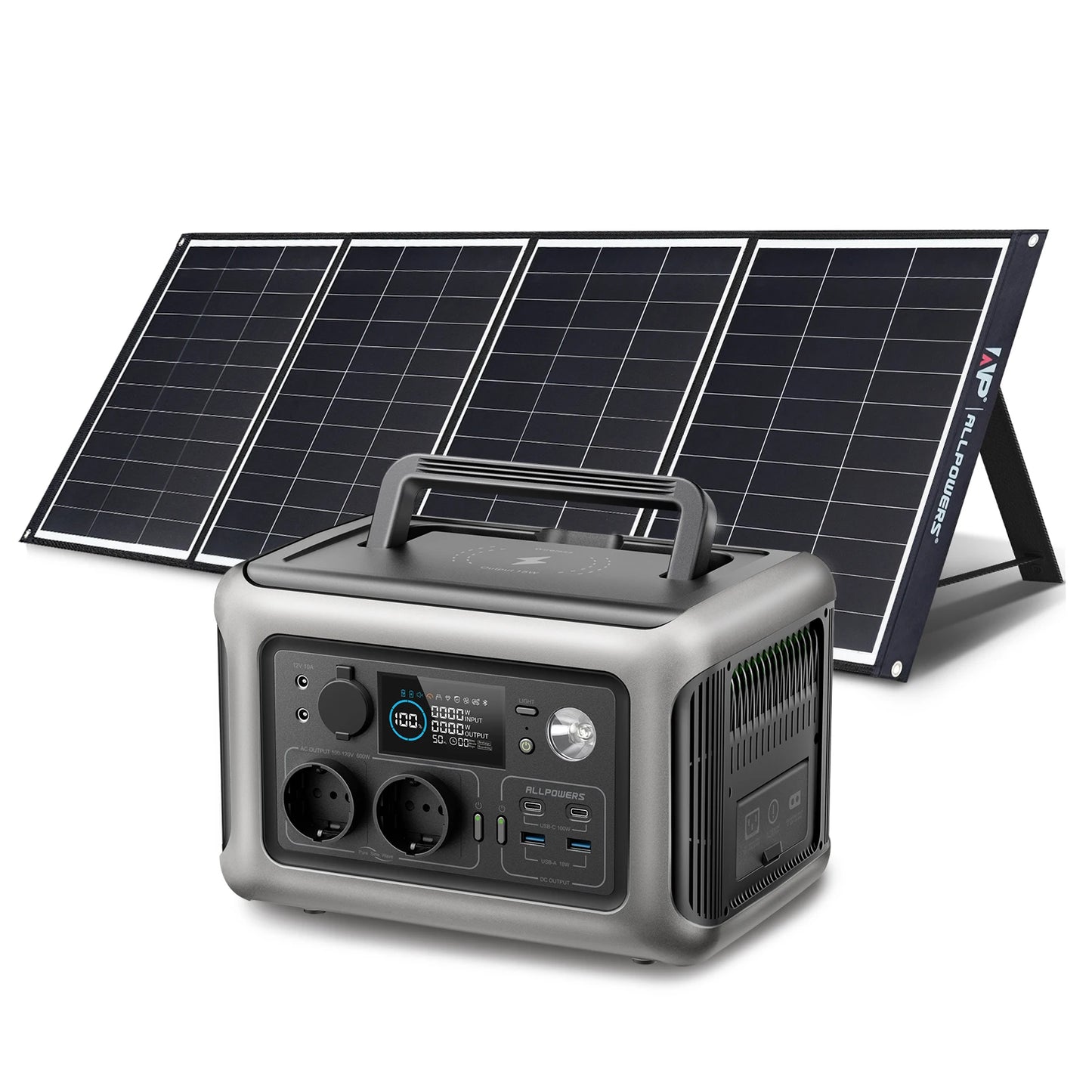 ALLPOWERS Solar Power Station Portable for Camping and RV Use