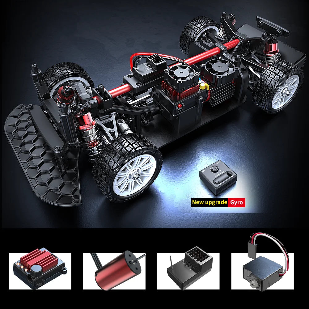 BEYONDSKYCE RC Drift Car 2.4GHz High Speed Brushless 4WD