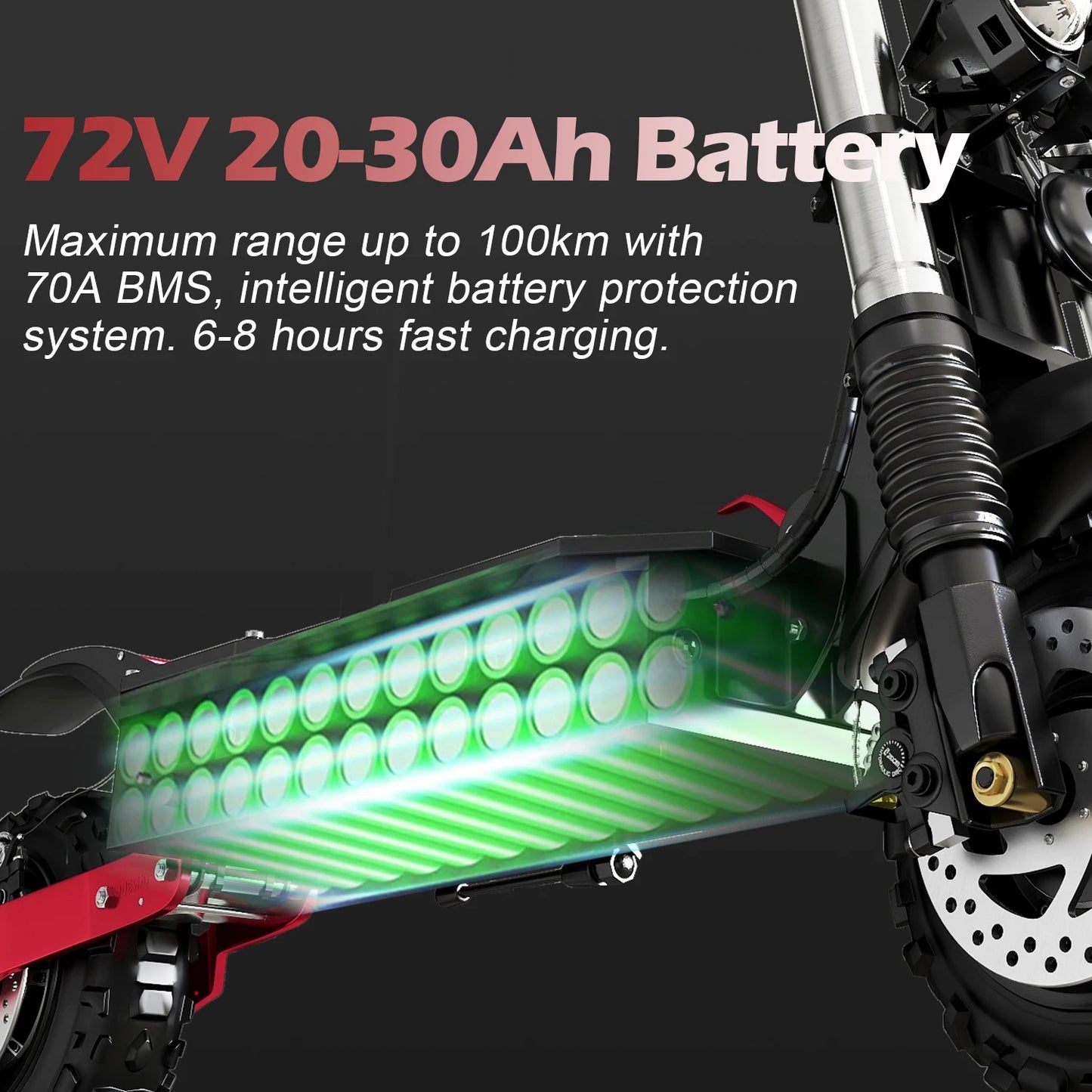 Jueshuai Outdoor Electric Scooter 1000W To 6000W Off Road Foldable
