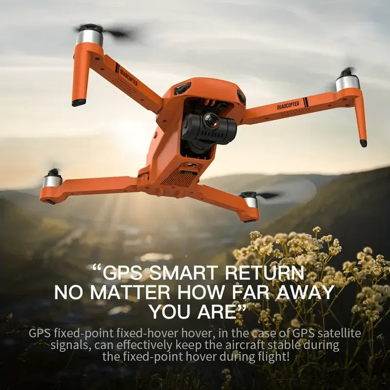 QJ KF102 4K GPS Quadcopter Dual Camera 2 Axis Gimbal