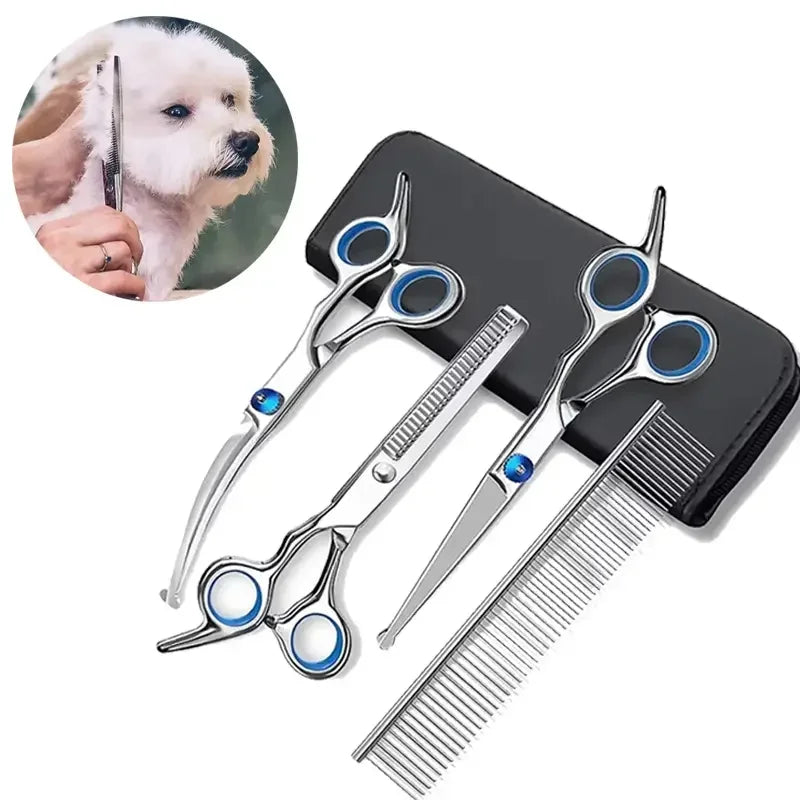 Ambidextrous Stainless Steel Dog Grooming Scissors