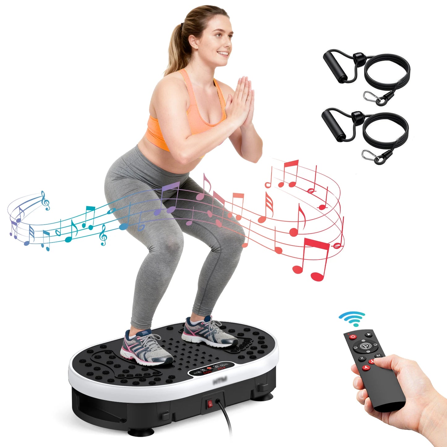 HTMM High Frequency Vibration Plate Fitness Platform With Remote Control