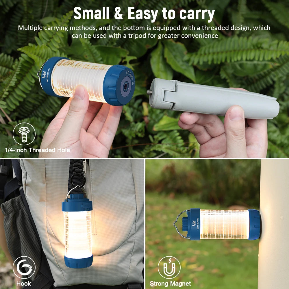 Wurkkos CL01 Camping Light 550 Lumens Rechargeable LED Flashlight