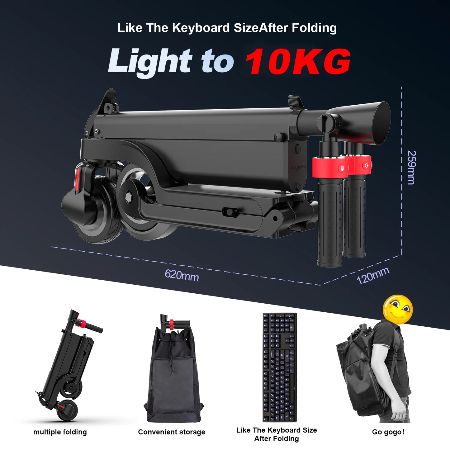 HX X6 Electric Foldable Scooter 350W Max Speed 25KmH