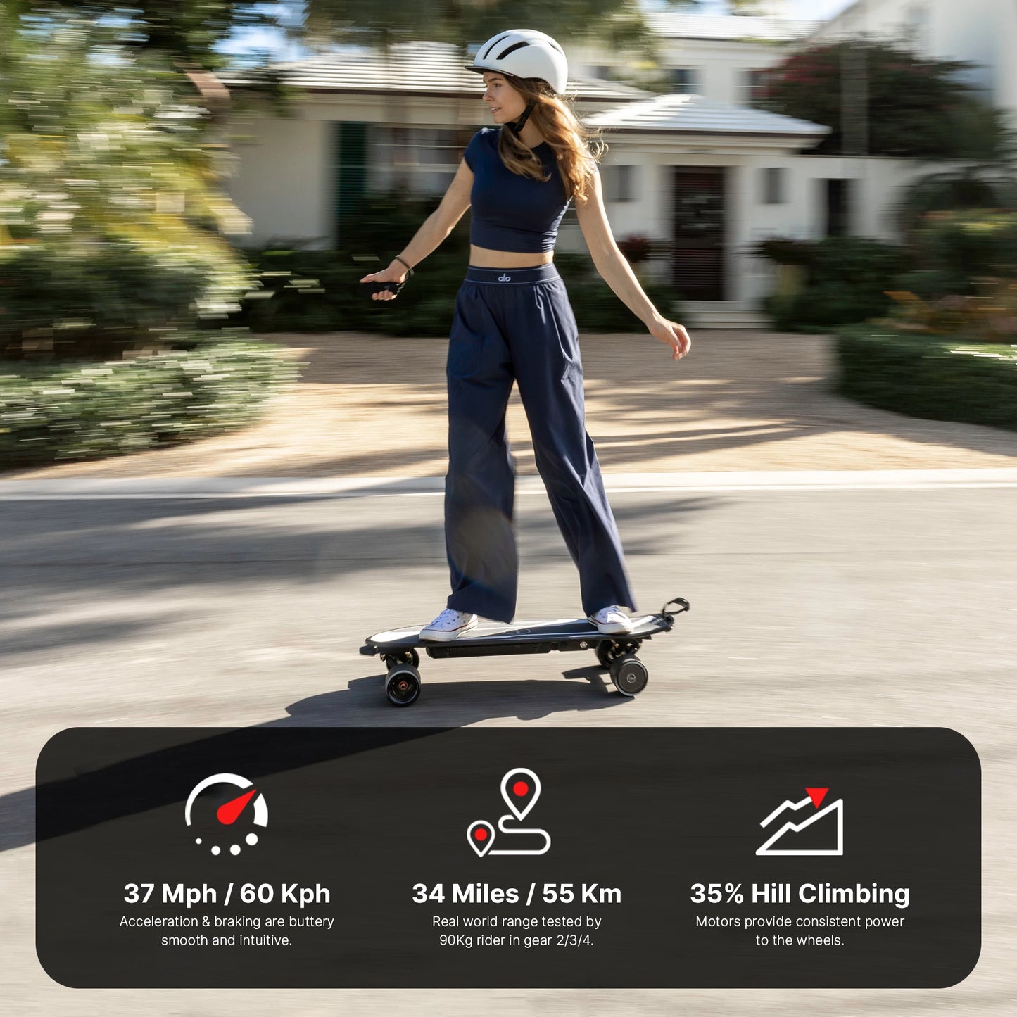 Maxfind Cyber Mini X Belt-Driven Portable Electric Skateboard With Remote