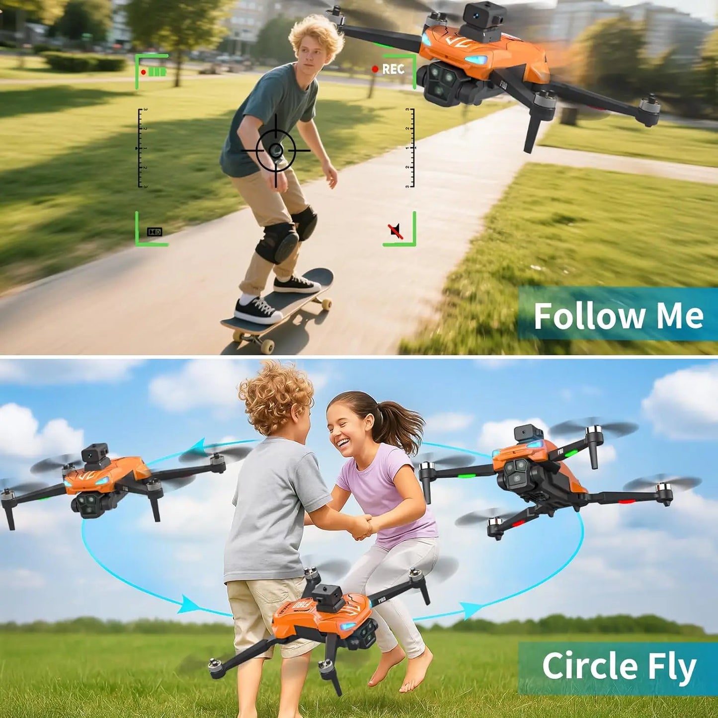 4K GPS Camera Drone 5GHz FPV Auto Return For Beginners