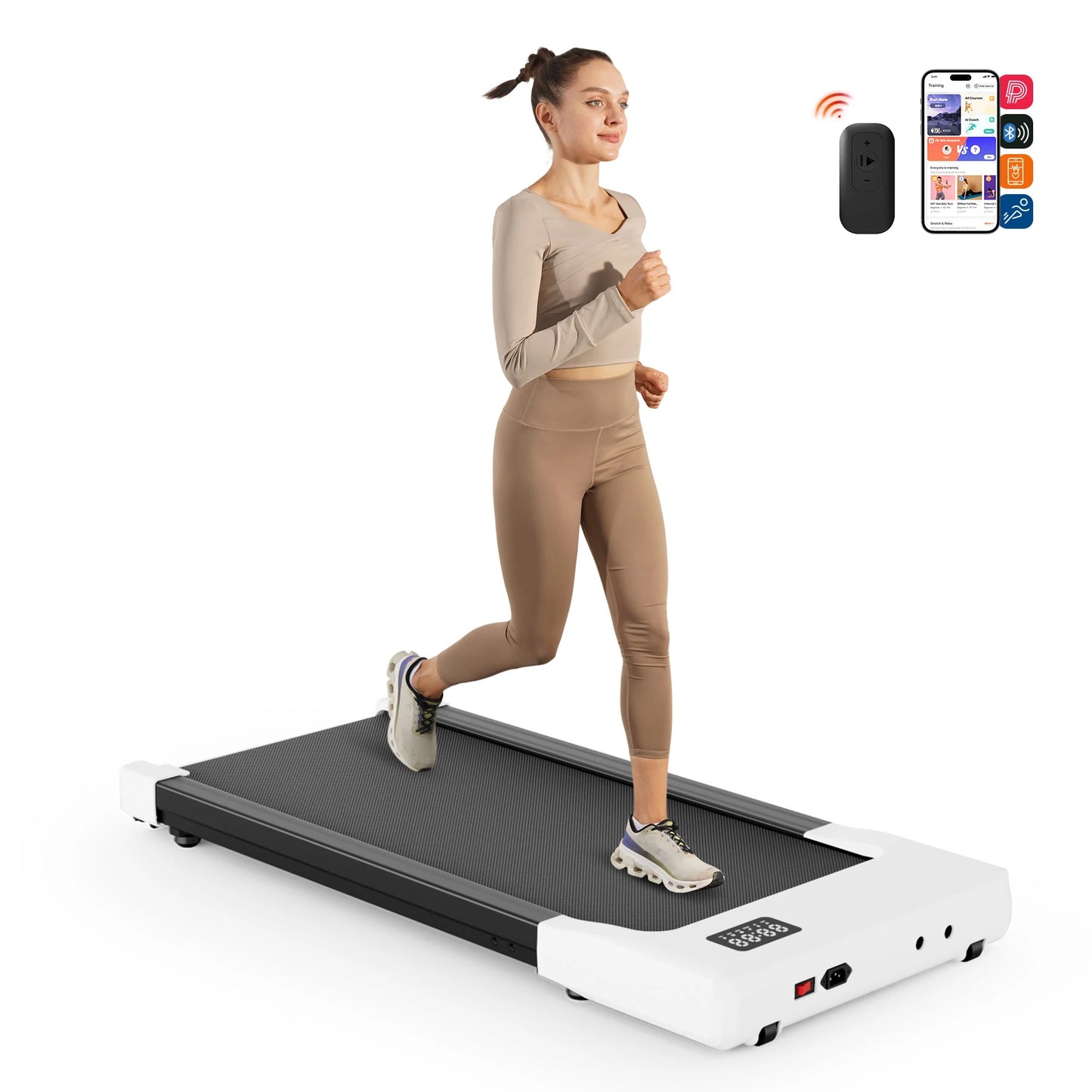 Superun Walking Pad Under Desk Treadmill 2 In 1 Portable