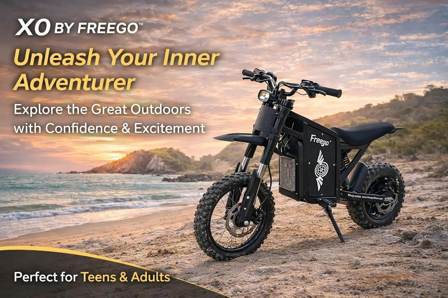 Freego X0 Electric Dirt Bike 3600W Off Road E Bike