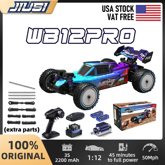 JIUSICE WB 12 Pro Brushless RC Car 4x4 All Terrain