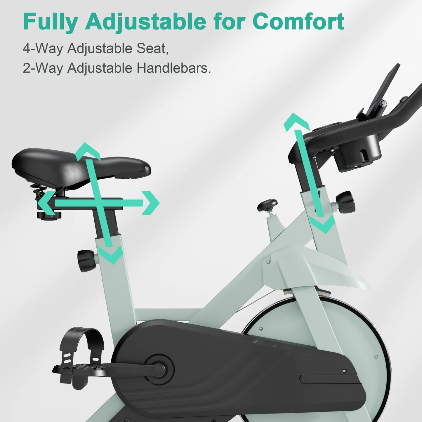 Superun Magnetic Exercise Bike 32-Level Resistance For Home
