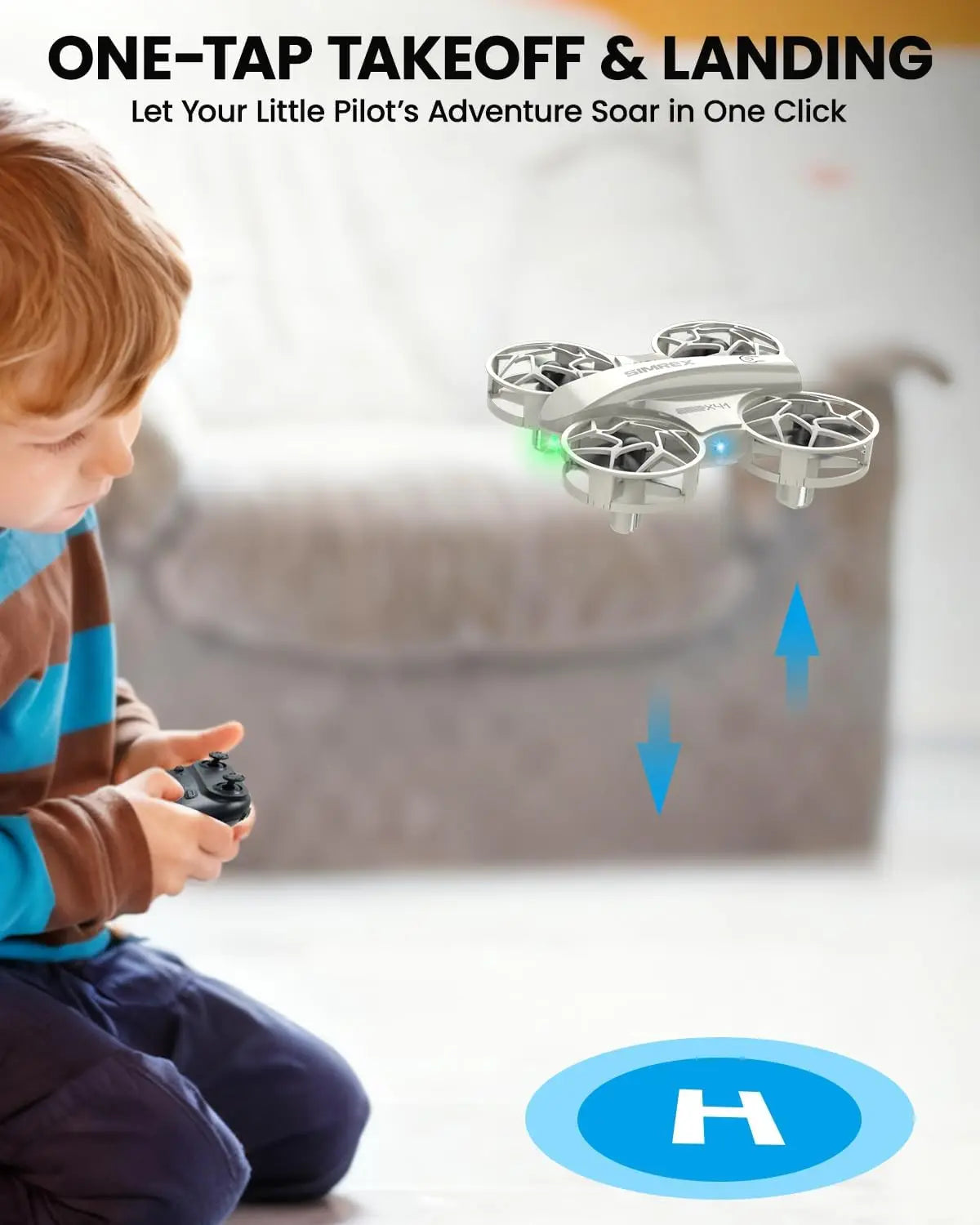 Mini Drone for Kids and Beginners RC Quadcopter Altitude Hold