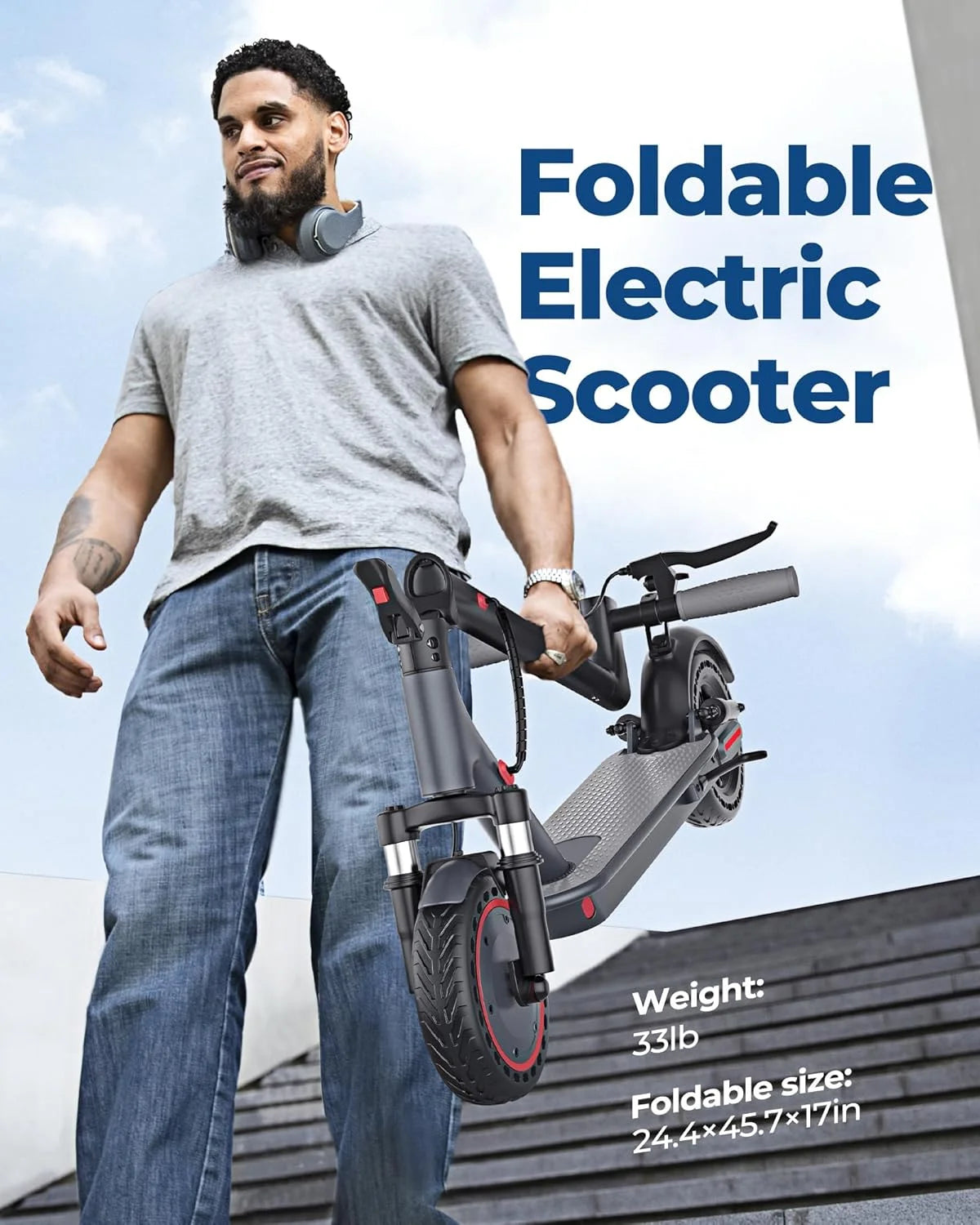 AOVOPRO AP07 Electric Scooter 40 To 60km Range App Control