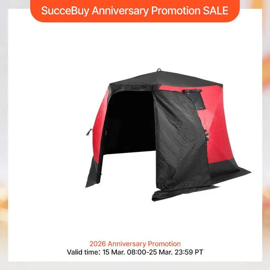 Portable Ice Shelter Pop Up Tent Insulated For Winter Fishing