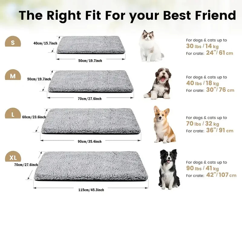 Self-Heating Pet Pad Blanket For Dogs And Cats No Electric