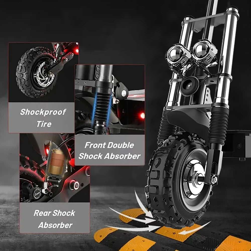 Jueshuai Outdoor Electric Scooter 1000W To 6000W Off Road Foldable