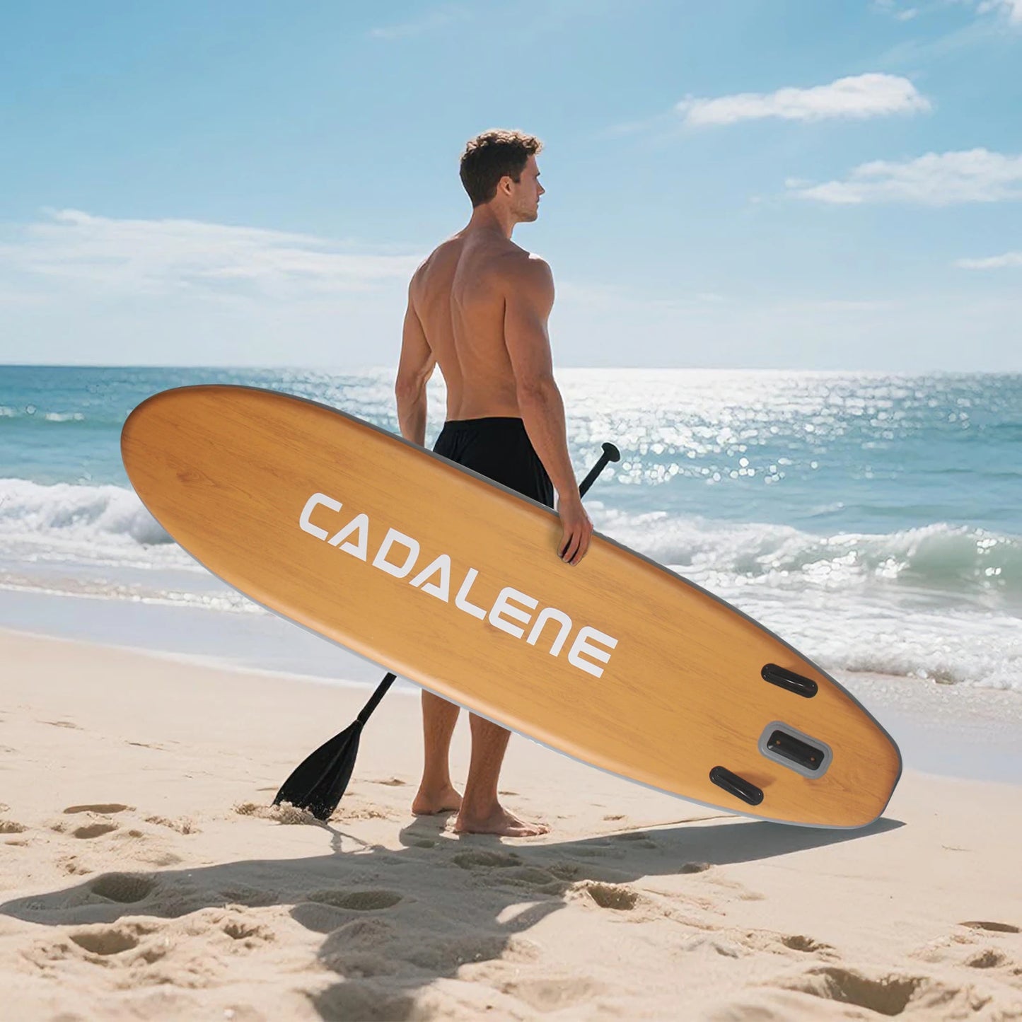 CADALENE Inflatable Stand Up Paddle Board Premium Accessories For Adults