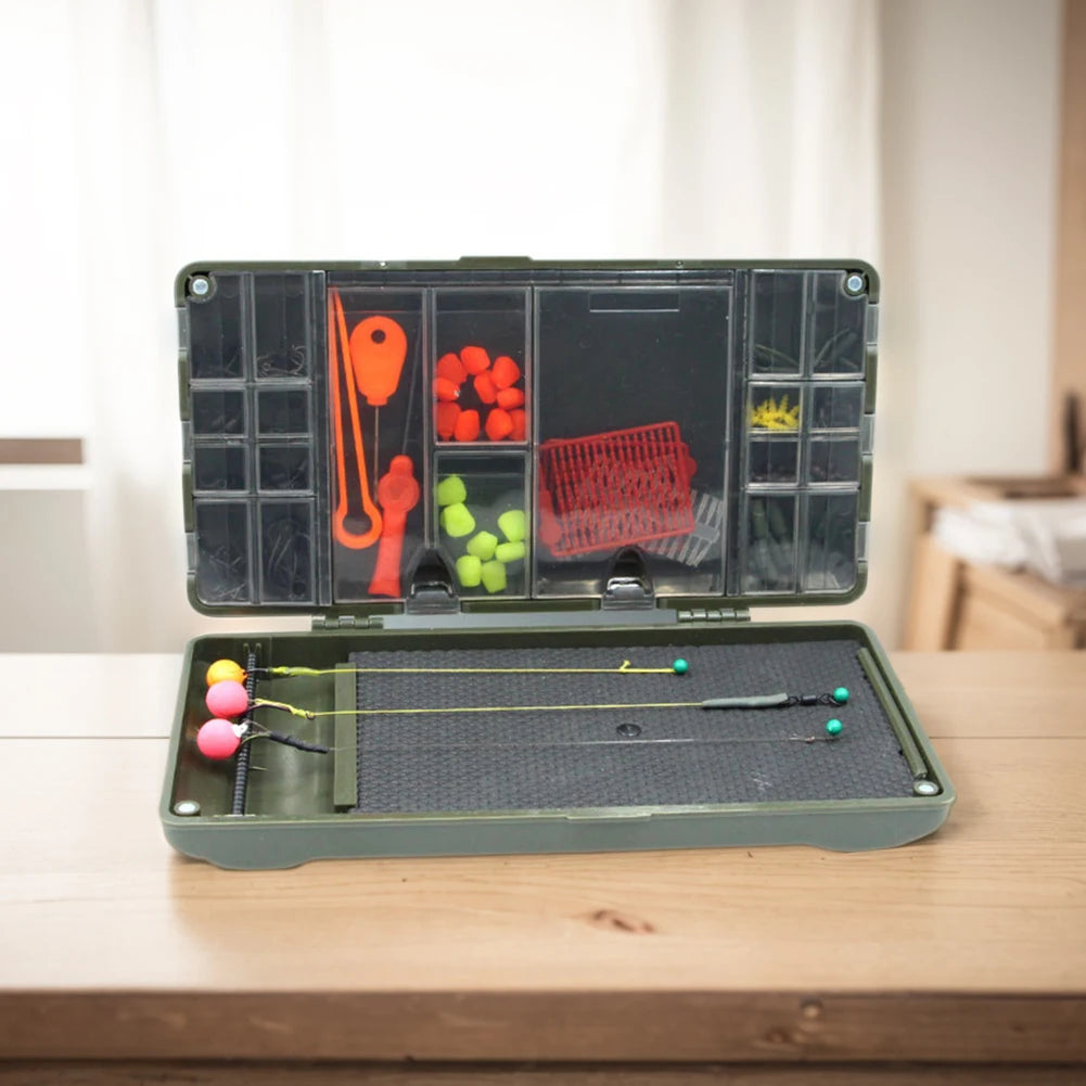 MOJOYCE Magnetic Carp Fishing Rig Storage Case Tackle Organizer