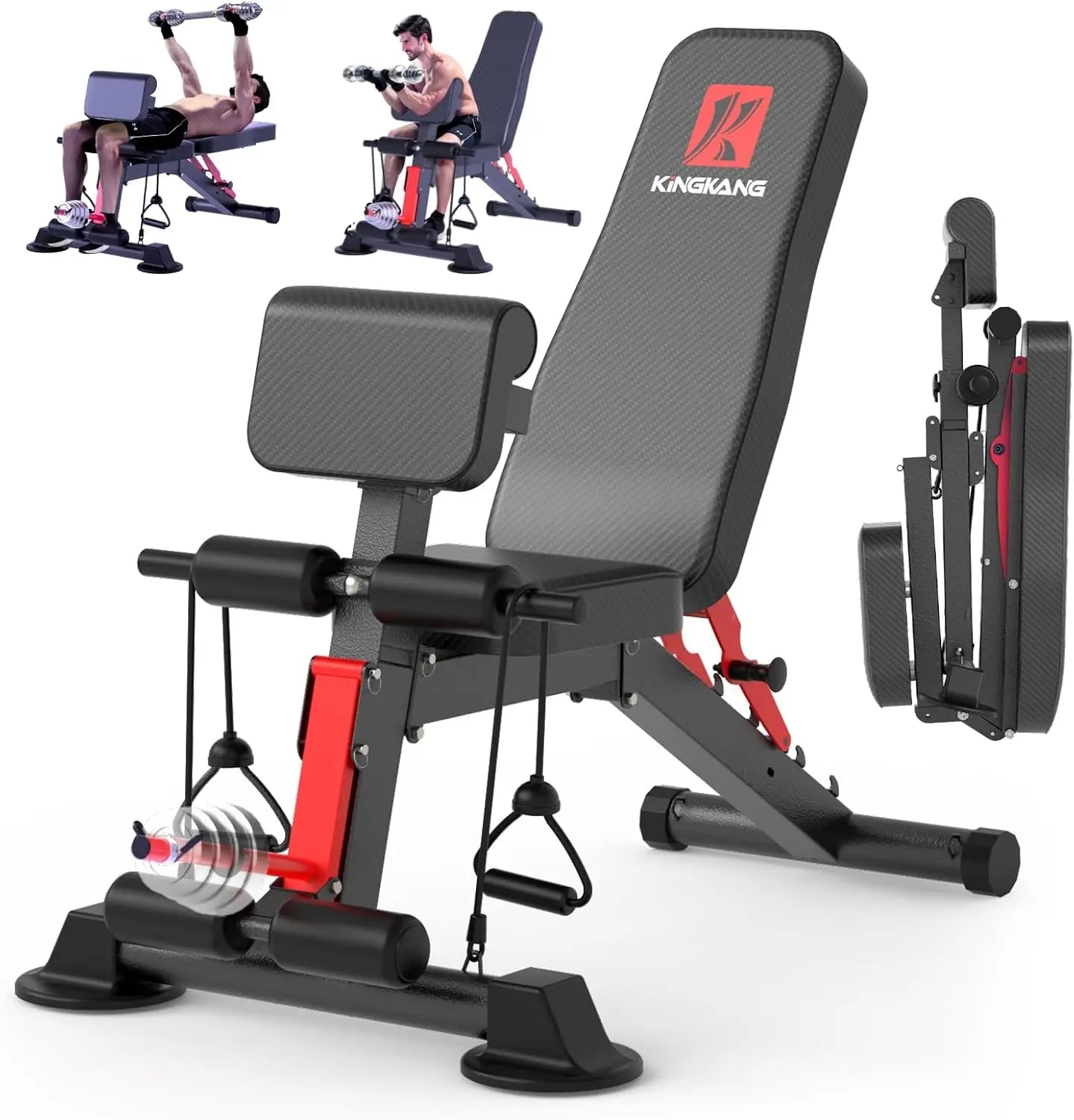 Pre-Assembled Foldable Dumbbell Bench 14-In-1 With 1000 Lb Capacity