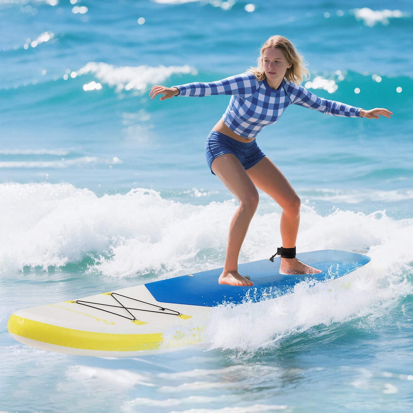 HOMASIS Inflatable Stand Up Paddle Board With Accessories
