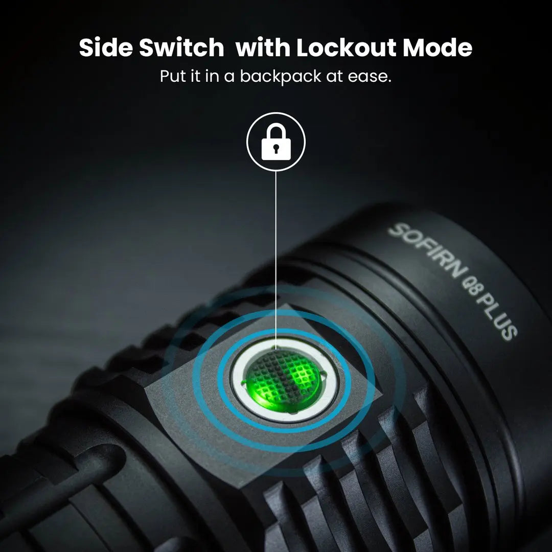 Sofirn Q8 Plus LED Flashlight 16000lm Anduril 2.0 USB Rechargeable