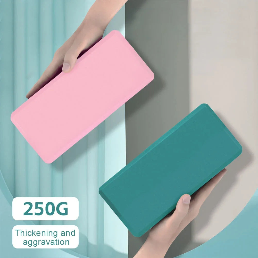 Yoga Blocks Cubes Pilates Bricks Reinforcement Mats Fitness EVA