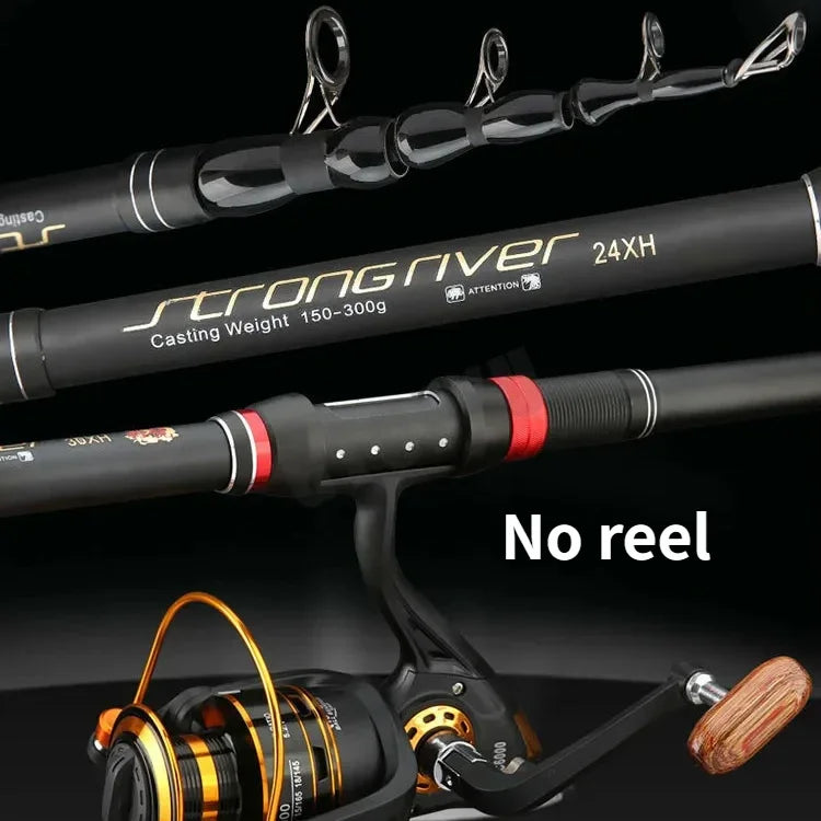 Telescopic Spinning Fishing Rod Ultra-Light Ocean Pole